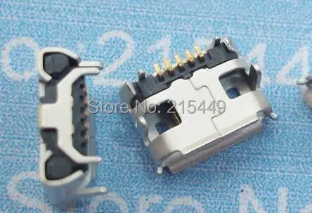 Хорошее качество 100 шт микро 5pin usb разъем 4 85 расстояние для многих мобильных