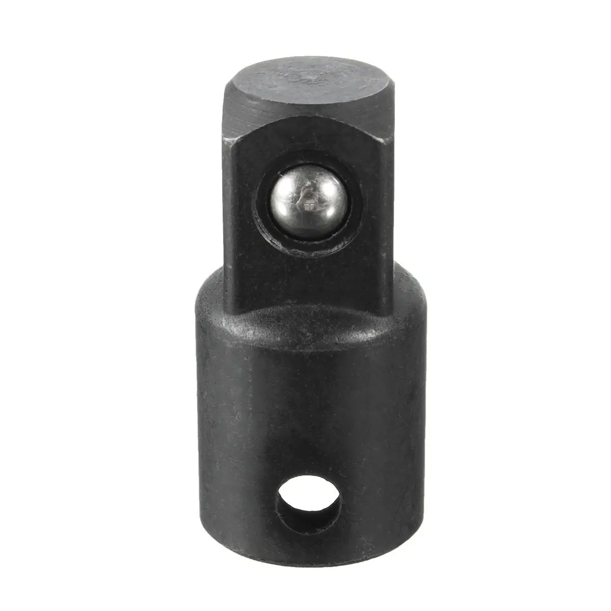 1pc 3/8 to 1/2 inch Drive Socket Reducer Air Impact Heavy Duty Ratchet Adapter Black