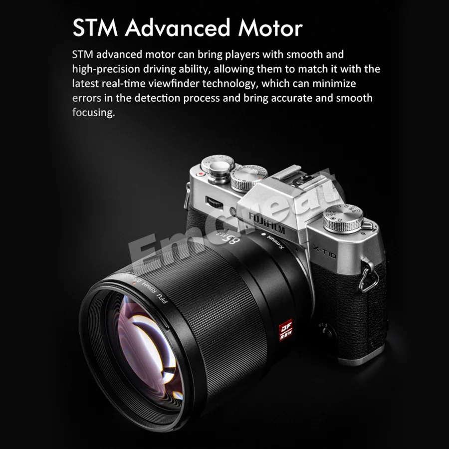 VILTROX 85 мм F1.8 STM автофокусом объектив с фиксированным фокусным расстоянием Полнокадровый для sony Emount для ЖК-дисплея с подсветкой Fujifilm X-mount Камера X-T2 X-T3 X-T30 X-Pro2