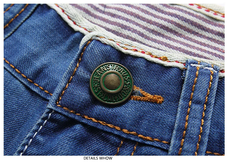 2019 ClassDim для мужчин's джинсовые шорты хорошее качество мужские короткие джинсы хлопок твердые прямые короткие джинсы мужской синий