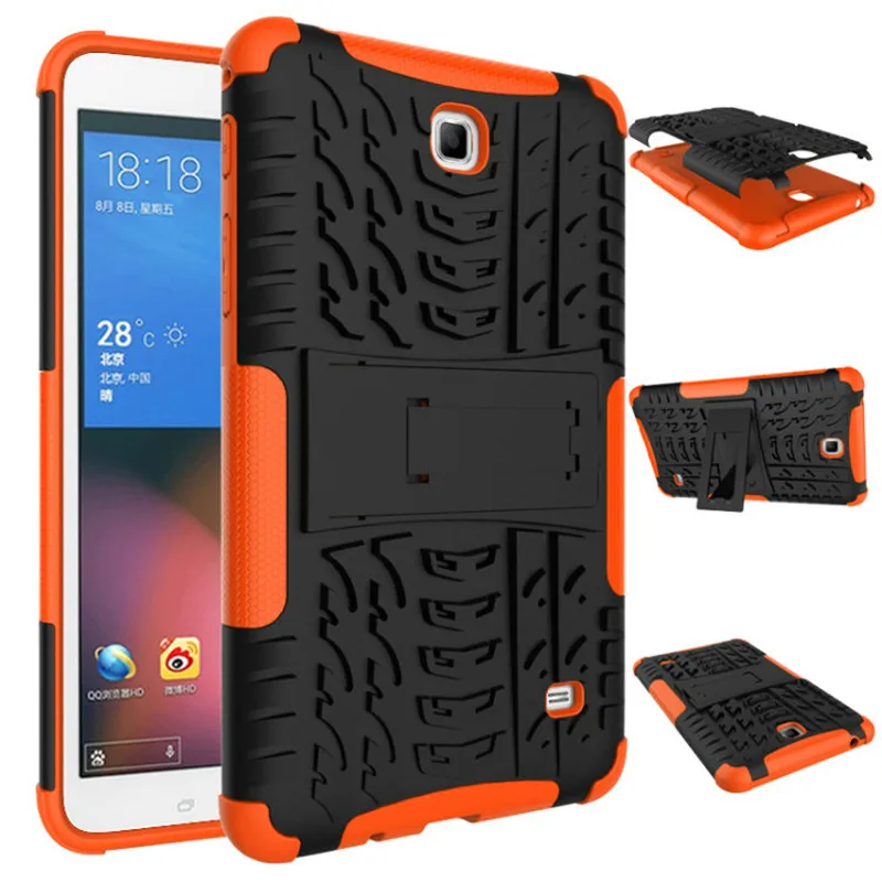 

For Samsung Galaxy Tab 4 7.0 T230 T231 T235 Tough Impact Case Heavy Duty Armor Hybrid Anti-knock Silicon Hard Back Cover