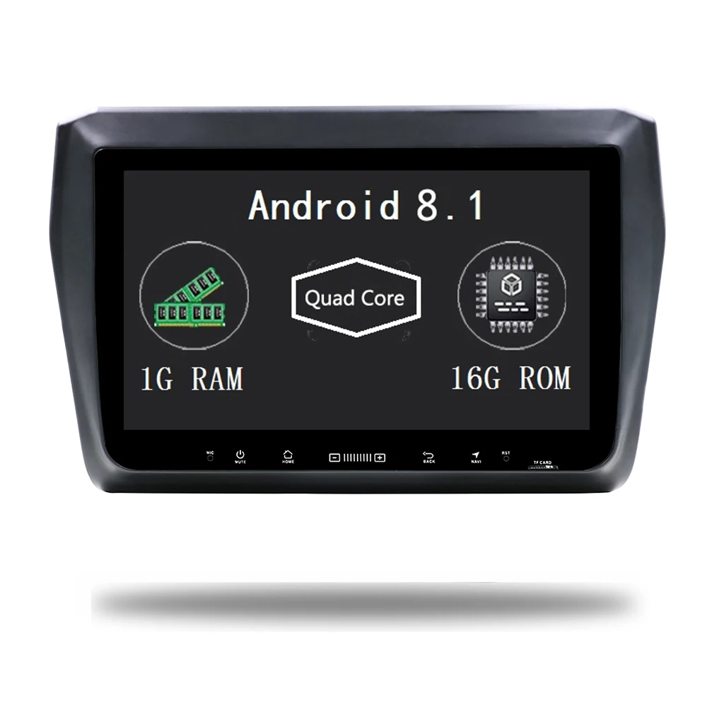 Discount Android 8.1 Car GPS Multimedia Player Stereo Navi for Suzuki Swift 2017 Car Autoradio GPS Navigation Wifi Bluetooth Touch Screen 10
