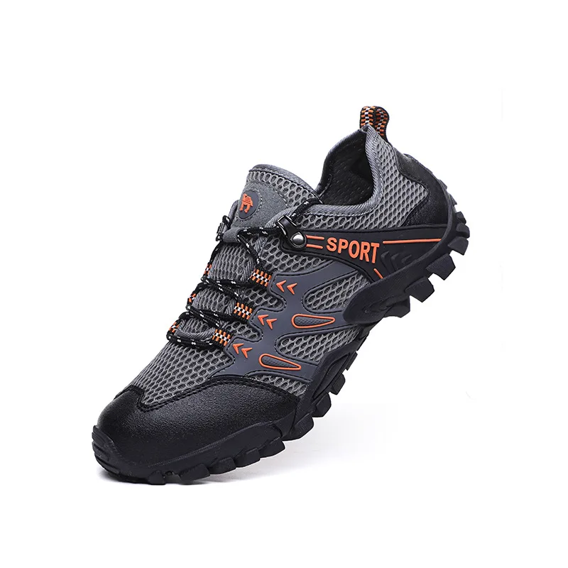 

2019 Men Sneakers Outdoor Breathable Hiking Shoes Big Size Men Outdoor Hiking Sandals Men Trekking Trail Water Sandals Climbing