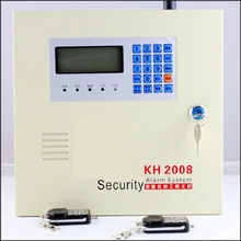 Free Shipping 16 Zones Wired and 100 zones Wireless Alarm Control Pane home security Alarm host wireless and wired