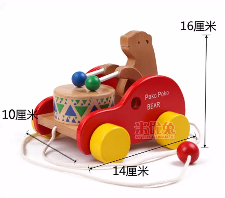 Детский игрушечный музыкальный инструмент, Детские барабаны для раннего обучения, креативные деревянные образовательные игрушки для детей, обучающие игрушки