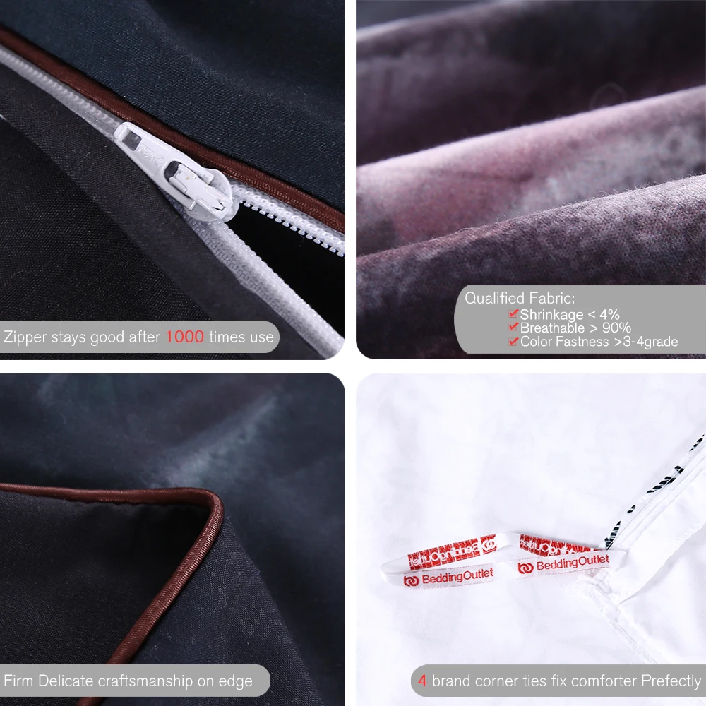 Beddingoutlet وولف غطاء لحاف الفراش مجموعة اللوحة 3d حية مع سادات حك بارد السرير مجموعة 3 قطع التوأم كامل الملكة الملك