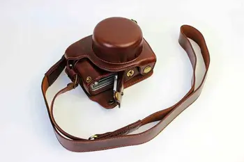 

Leather Camera Case Bag Cover Bottom Opening easy take out of battery For Panasonic GF8 GF7