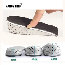 NANCY TINO обувь унисекс стельки Дышащие половинные стельки увеличивающие рост пятки вставки спортивная обувь подушечки увеличивающие рост стельки