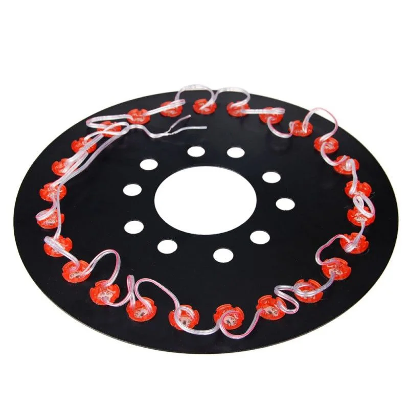 

Red Auto Brake Light 12.5'' Inch Spare Tire LED Third Brake Light Lamp For 2007-2017 for Jeep Wrangler JK JKU 07-16 Models