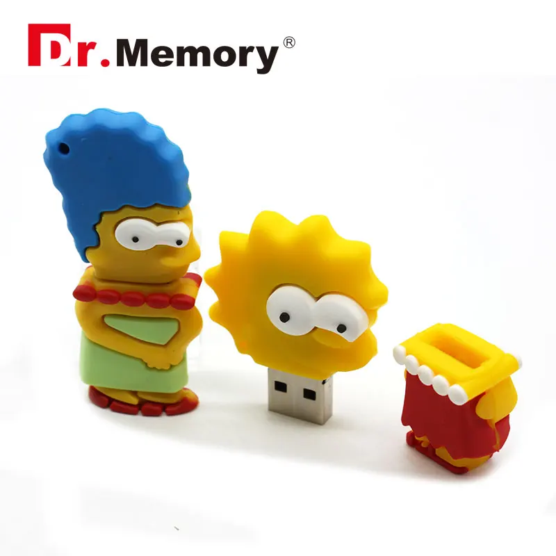 USB флеш накопитель для забавной семьи 16 ГБ 8 симпатичная маленькая девочка Лиза