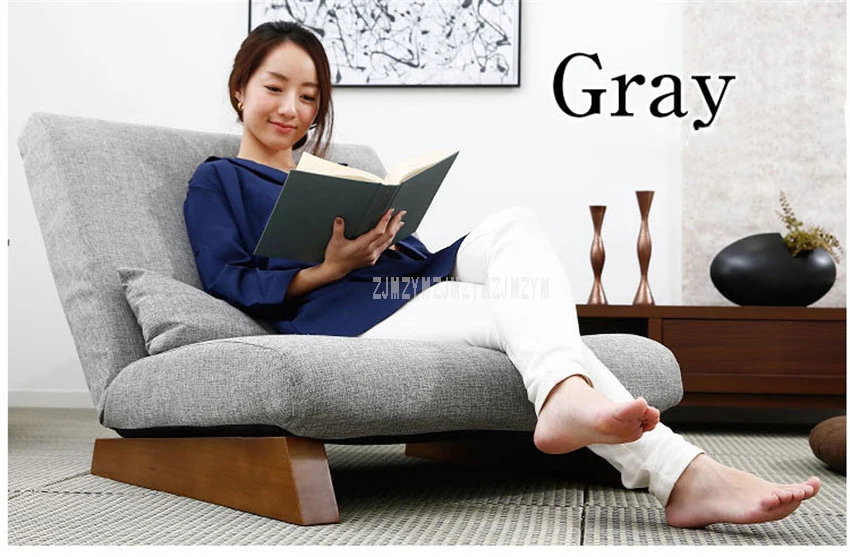 Напольный складной Односпальный диван кровать современная ткань японский гостиная стул мебель безоружный чтение Lounge кресло