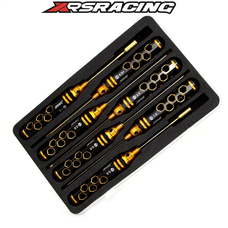 XRSracing полый метрический шестигранный 1,5 2,0 2,5 3,0 ключ 5,5 7,0 для 1/10 1/8 rc автомобильный инструмент