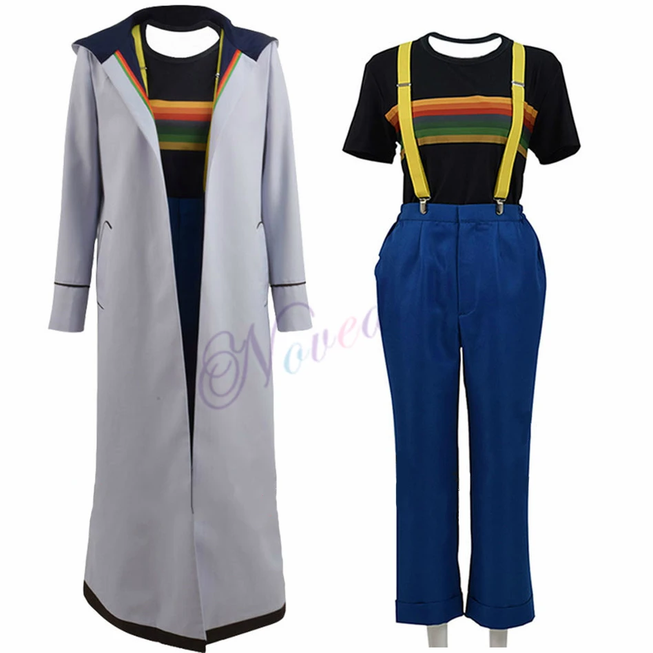 

Doctor Who 13 Doctor Cosplay Costume 13th Jodie Whittaker Christmas Halloween Cosplay Clothes With Shirt+Hoodie Cape+Pants