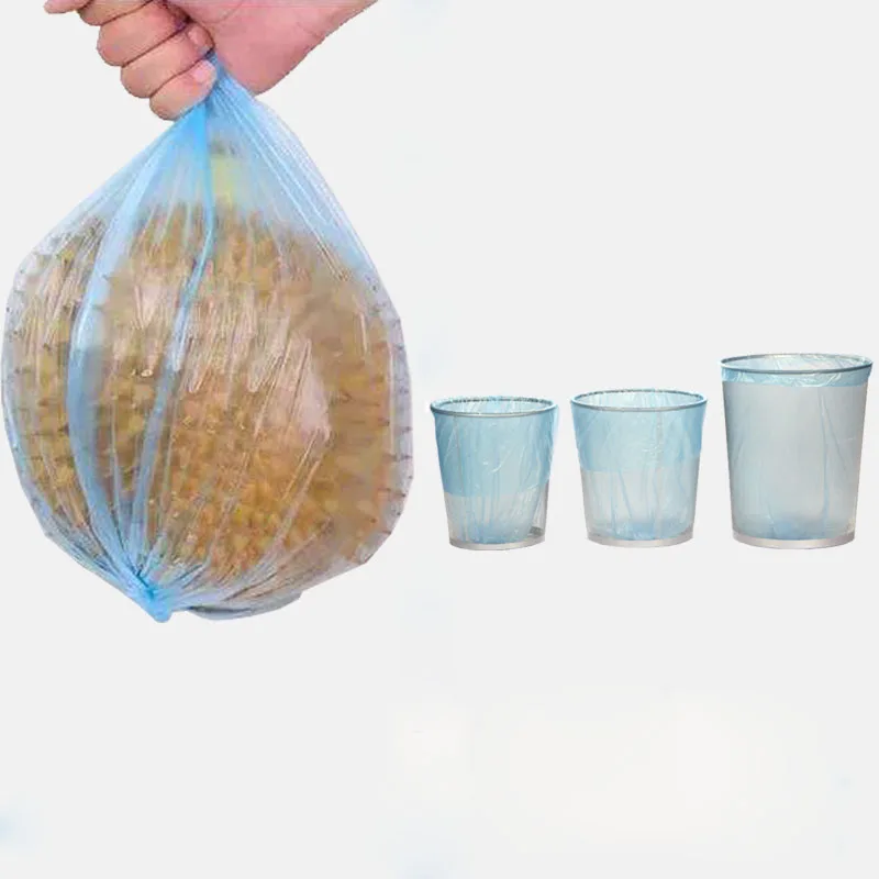 FEIGO 20 шт./рулон бытовой одноразовый пакет для мусора 45*50 мешки для мусора утолщение плоский рот мусор кухня хранение разного F629