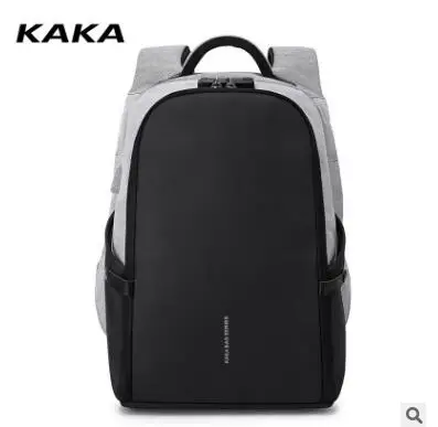 Мужской рюкзак KAKA с USB зарядкой дорожная сумка на плечо для ноутбука школьные