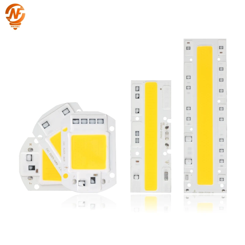 COB светодиодный ламповый чип 220V Smart IC, без необходимости драйвера, Ампульный светодиодный светильник, прожектор, точечный светильник 10W 20W 30W 50W 70W 100W 120W Diy светильник ing