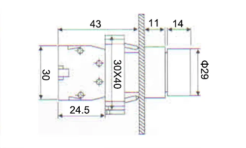Самоблокирующийся переключатель BD25 BD33 BD53 BD73 1NO/2NO/1NO1NC 2/3 положения