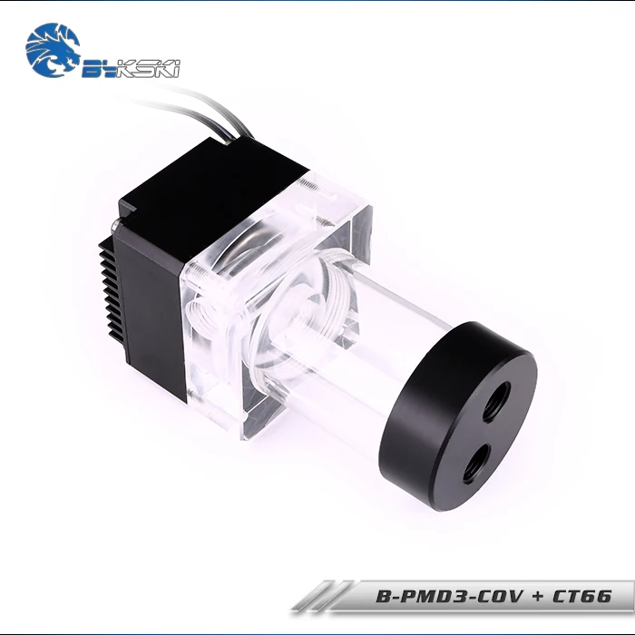 Bykski B-PMD3-COV+ CT66/96, PWM DDC насосы с CT66/96 резервуаром, максимальный поток 600л/ч, Максимальный подъем 6 метров