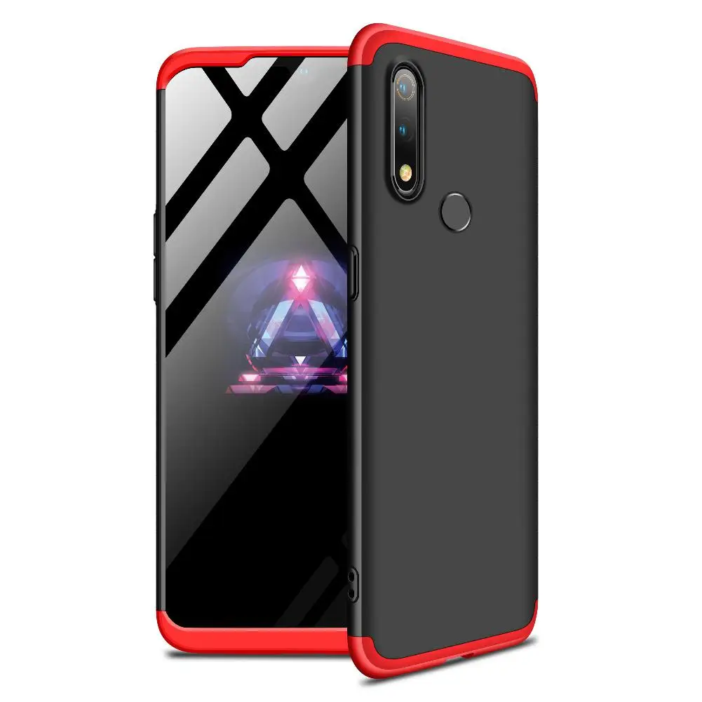 

DSstyles Phone Cases for Oppo Realme 3 Pro Ultra Slim PC Back Cover Non-slip Shockproof 360 Degree Full Protective Case