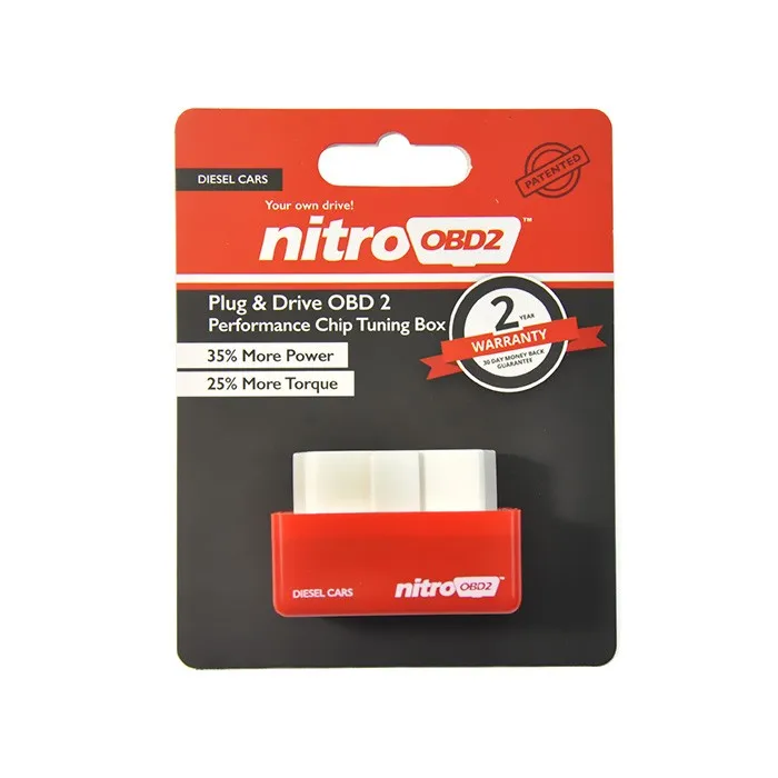 

Increase Hidden Power Nitro OBD2 ChipTuning Plug And Drive NitroOBD2 Performance Chip Tuning Box For Diesel Cars Easy To Use