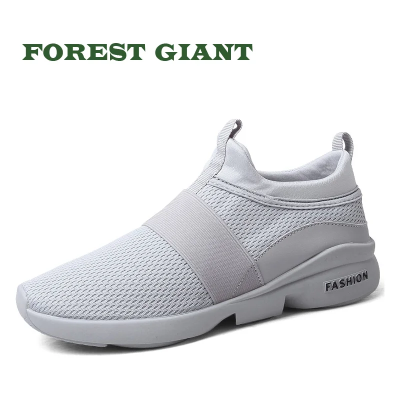 

FOREST GIANT 2018 New Mesh Men Shoes Men Breathable Mesh Loafers Spring Lightweight Fashion Men Casual Shoes X666