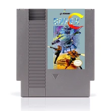 Супер Contra 72 шпильки 8 бит игровая Карта