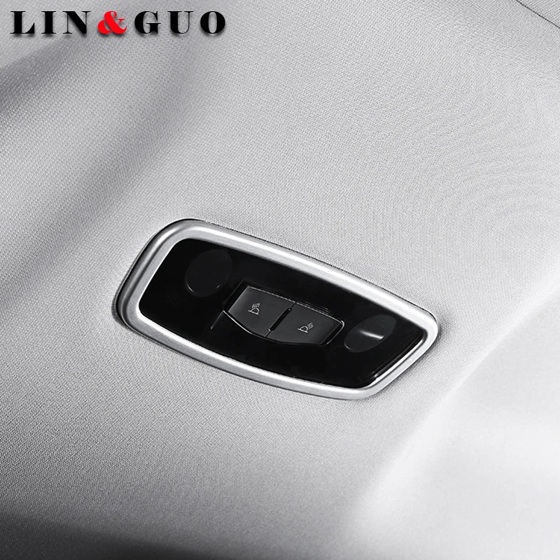 

Car supplies special reading light button ABS Chrome decorative frame fit for Alfa Romeo Stelvio car styling