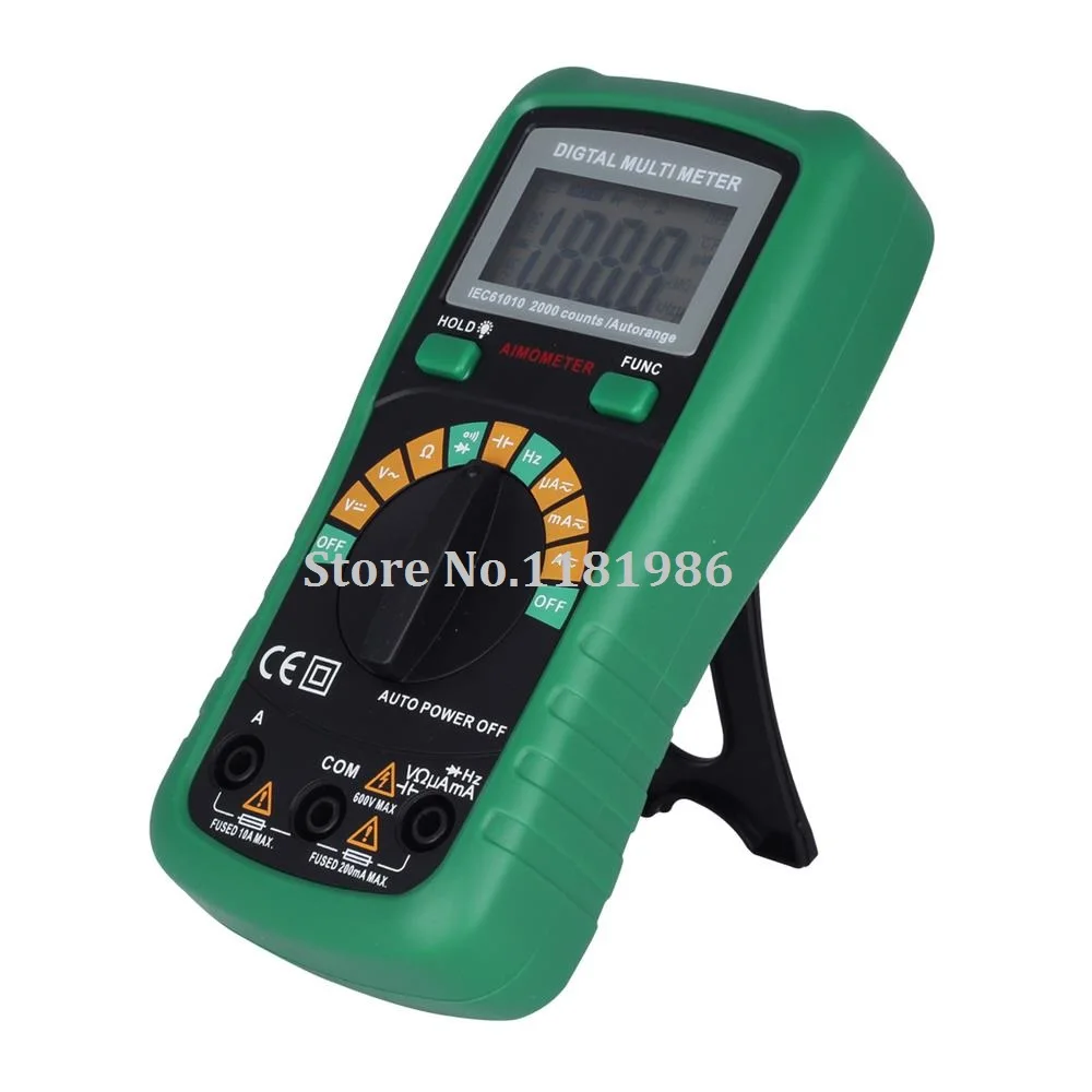 AIMO/AIMOMETER F0601005 цифровой мультиметр DMM MS8233D DC/AC Напряжение Ток Гц Сопротивление