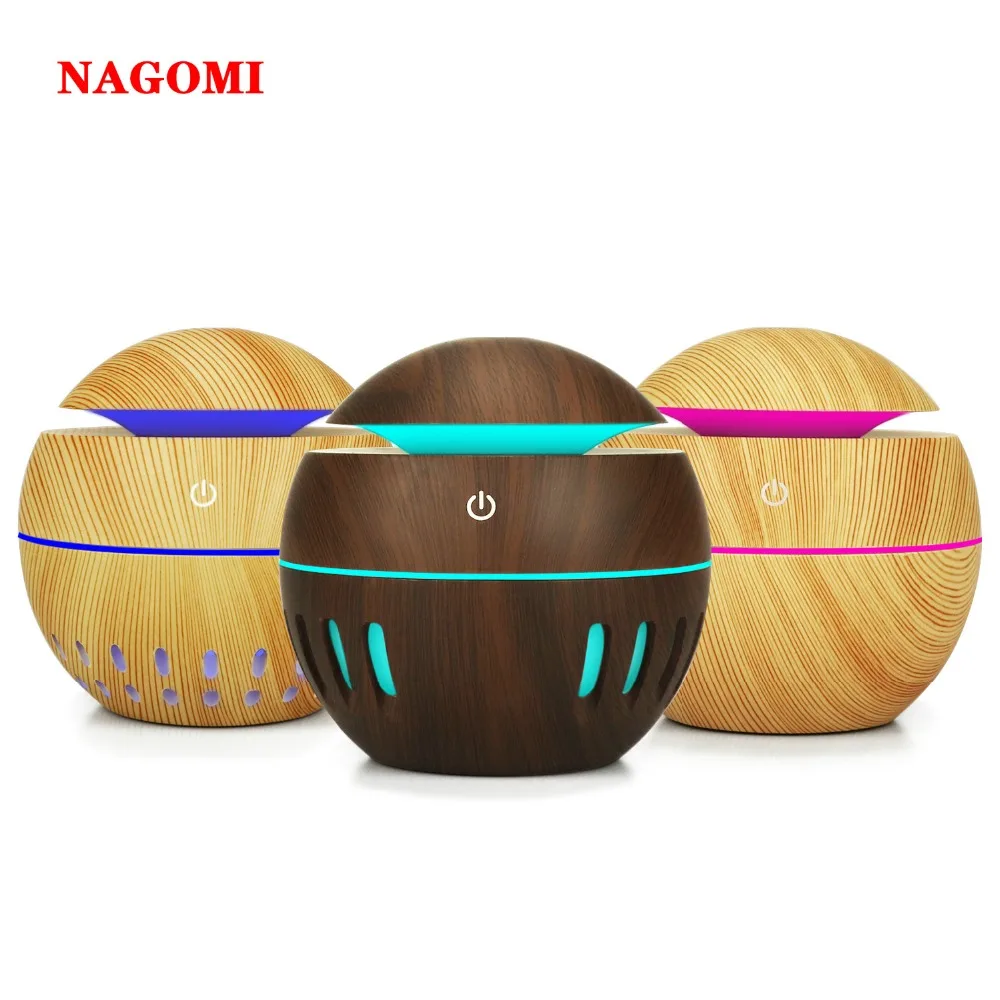 

130ML Ultrasonic Air Humidifier USB Mist Maker Aroma Essential Oil Diffuser With 7 Colorful Changing Night Light For Office Home