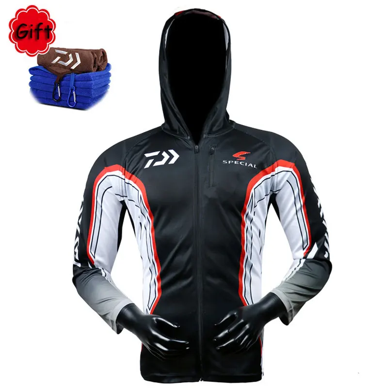 Men Fishing Clothing Long Sleeve Breathable Sunproof Clothes Outdoor