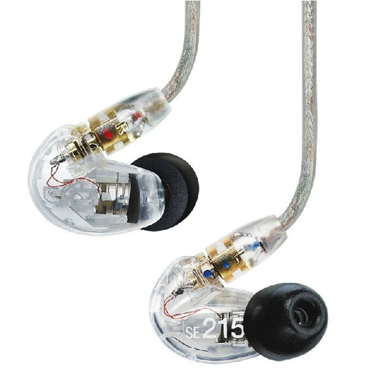 SE-215 SE215 Wired Hi-fi stereo earphones Professional metal noise headsets Subwoofer monitor fone de ouvido with retail package
