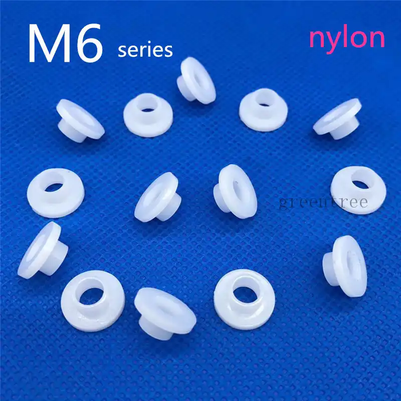 M6 Plastic Transistor Washer Insulation Bush Nylon Step T type Bushing