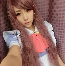 Top quality LOLITA hair jewelry 300g 75cm synthetic brown hair accessories for cosplay wigs