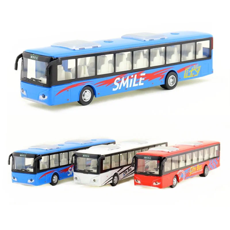 

Free Shipping/Diecast Toy Model/G5 City Sightseeing Bus Car/Pull Back/Sound & Light/Educational Collection/Gift For Children