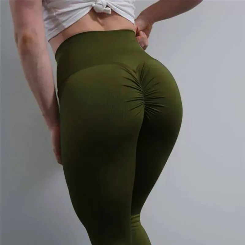 

Sexy Fitness Push Up Leggings Women Casual Stretch Slim Bodybuilding Women'S Pants Solid High Waist Legging Female Plus Size New