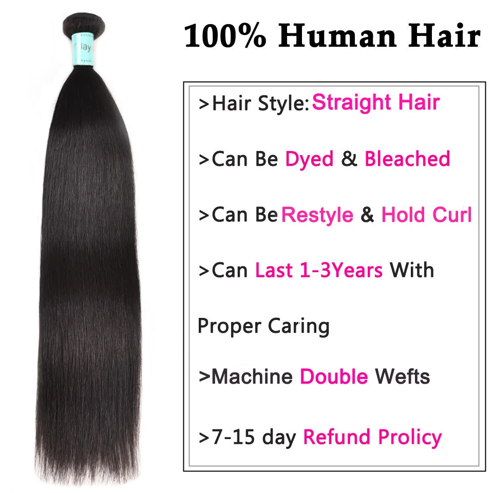 Malaysian Hair Straight Human Hair 3 Bundles Remy Hair Bundles 8-26 Inch Deals Double Machine Weft Can Buy 3 Bundles For Woman Malaysian Hair Straight Human Hair 3 Bundles Remy Hair Bundles 8-26 Inch Deals Double Machine Weft Can Buy 3 Bundles For Woman