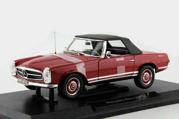 Original NOREV 1:18 1969 280 SL Classic car models The ceiling is removable Alloy car model Collection model