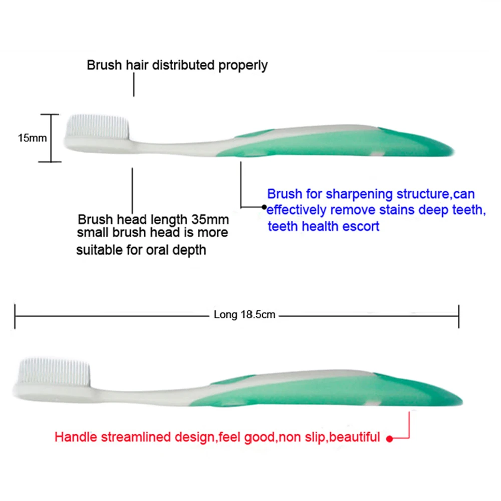 2 шт./лот, новинка, практичная здоровая нано зубная щетка, мягкие средние кисти, уход за полостью рта, средство для чистки зубов, гигиена, стоматология