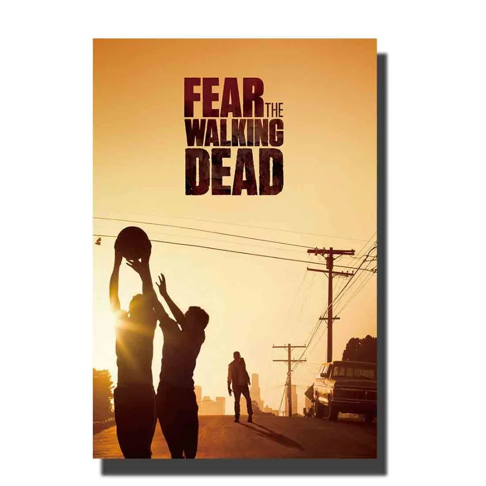 Fear The Walking Dead Season 4 Art Canvas Poster 12x18 20x30 inch