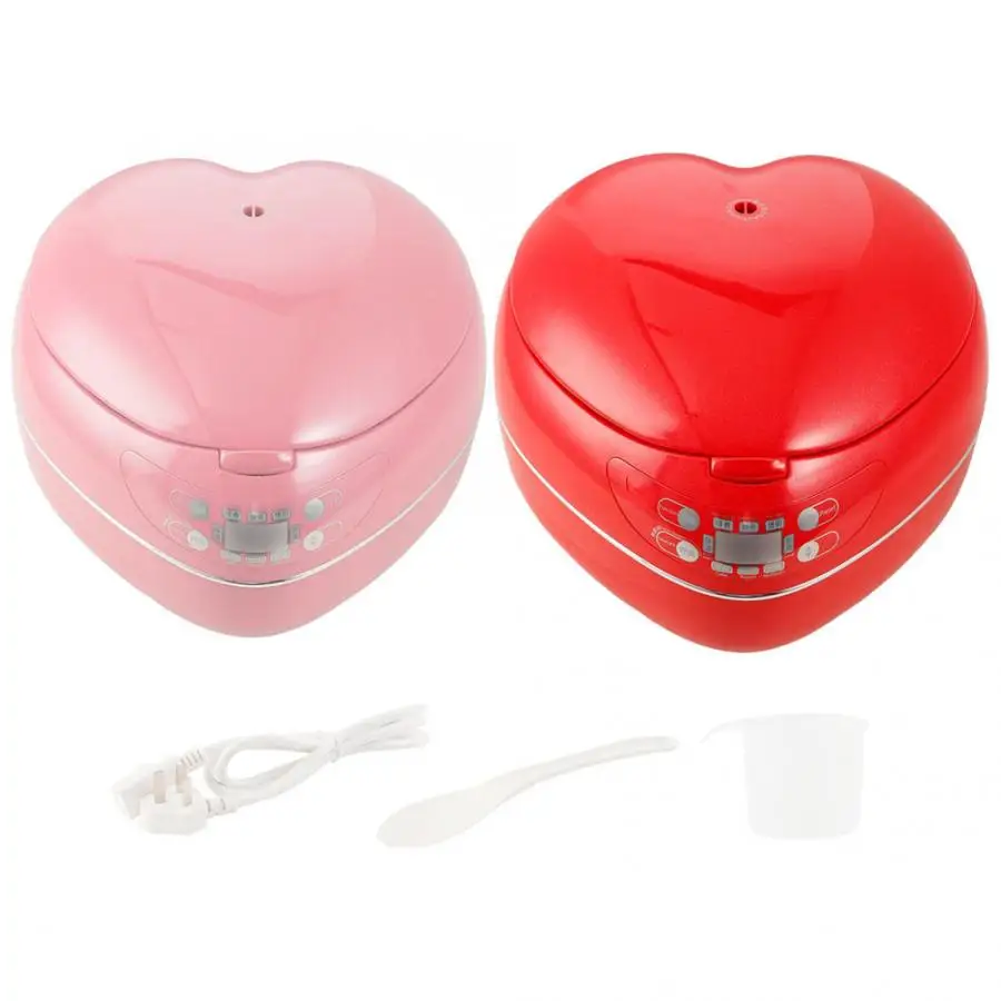 

Kitchen Tools Tableware Spoons 1.8L Heart-shaped Rice Cooker Household Rice and Porridge Cooking and Baking for 1-2-3 People
