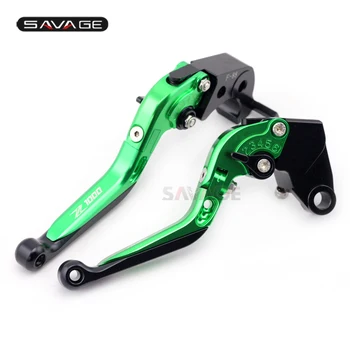 

Brake Clutch Lever For KAWASAKI Z1000 2007-2016 09 10 11 13 14 15 Green Motorcycle Adjustable Folding Extendable Logo Z 1000