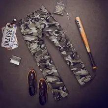 Herbst 2016 neue herrenbekleidung mode lässig gerade mehrfach camouflage military losen XL Cargo-hosen