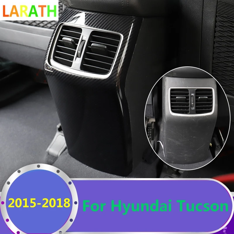Для Hyundai Tucson 2015 2018 ABS углеволоконный Автомобильный задний подлокотник коробка