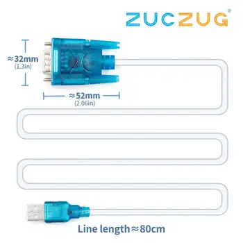 

New CH340 USB to RS232 COM Port Serial PDA 9 pin DB9 Cable Adapter Support Windows7