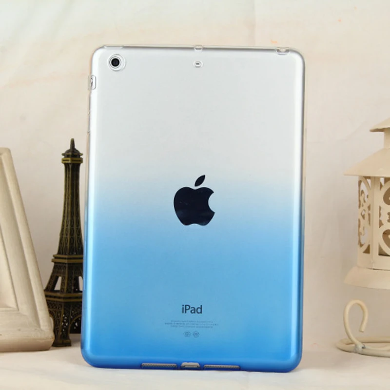 Роскошный Радужный цветной Чехол для iPad Mini 4, мягкий тонкий силиконовый защитный чехол для задней панели, чехол Mini4