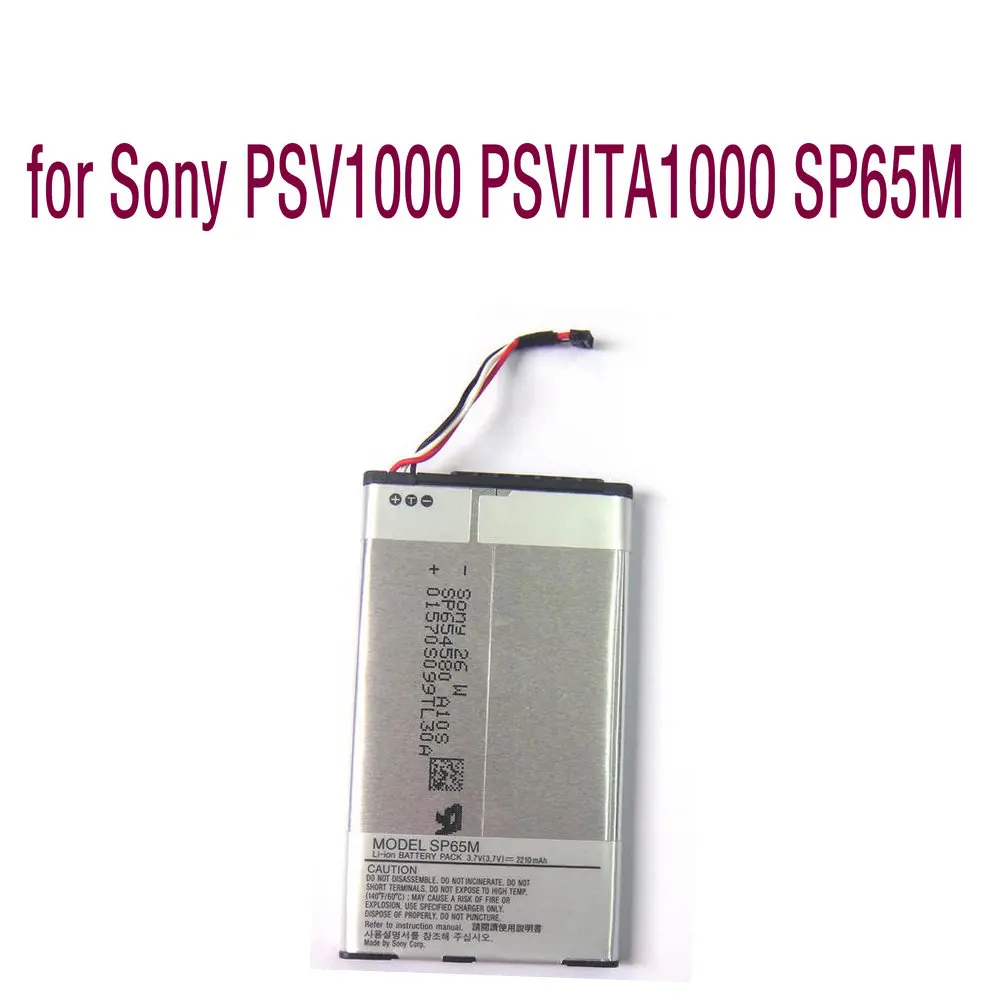 

High quality 2210mAh for Sony PSV1000 Battery PSV 1000 PSVITA 1000 Built-in Li-Ion Lithium Batteries Power Supply SP65M Charger