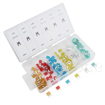 

120pcs Assorted Car Fuse Auto Truck SUV Fuses Mini Blade Fuse Kits 5-30 AMP for switch