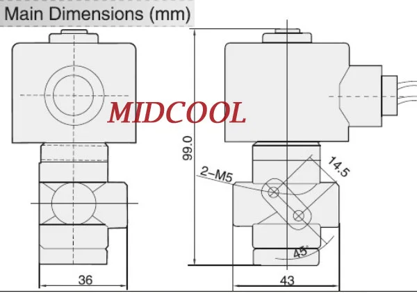 Рисунок 2 - 2-позиционный 3-позиционный мини-электромагнитный