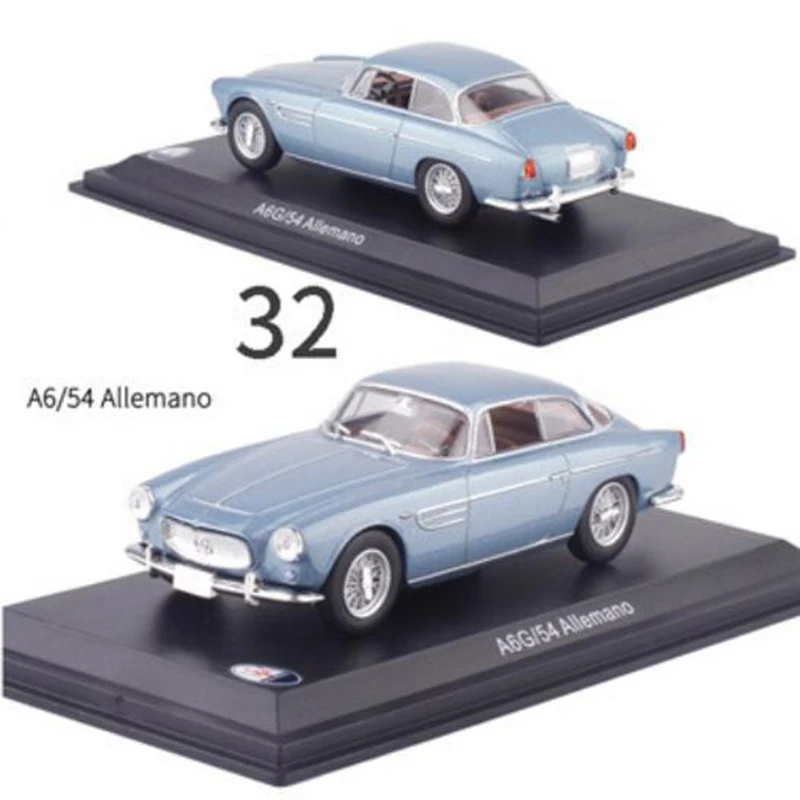 

1:43 Scale Allemano Racing Metal Alloy Classic Rally Car Model Diecast Vehicles Toys F Collection Display with Transparent Cover