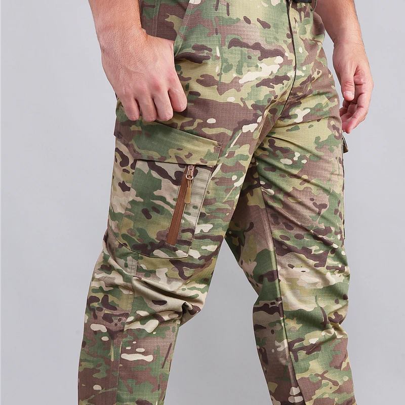 Камуфляжный рюкзак брюки-карандаш MC jogge брюки тактические 65/35 P/C Ripstop брюки-карандаш
